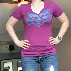 Fox V-neck